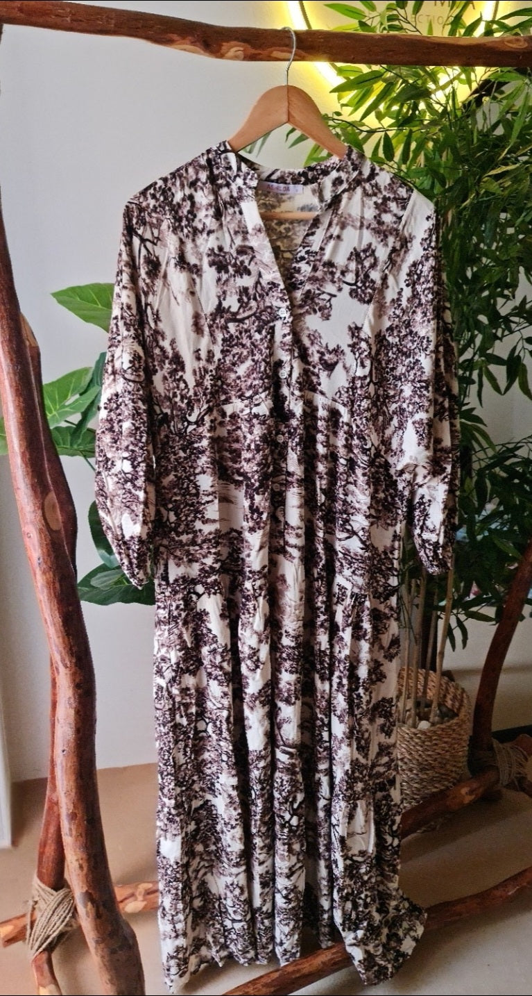 Hazel wood Dress