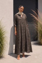 Italian dress with snake print