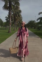 Burgundy degradé Dress