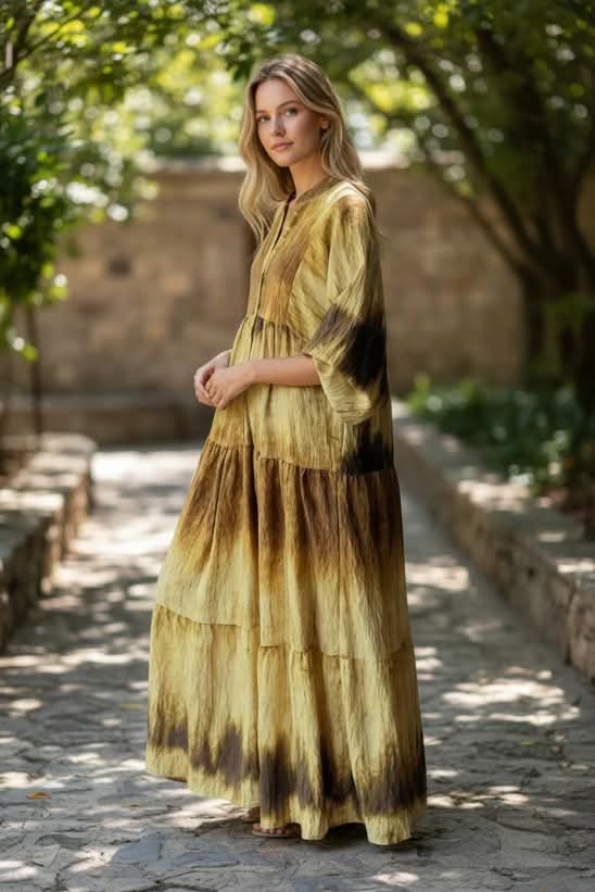 Brown Degradé dress