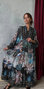 Midnight jungle dress