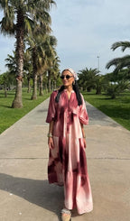 Burgundy degradé Dress