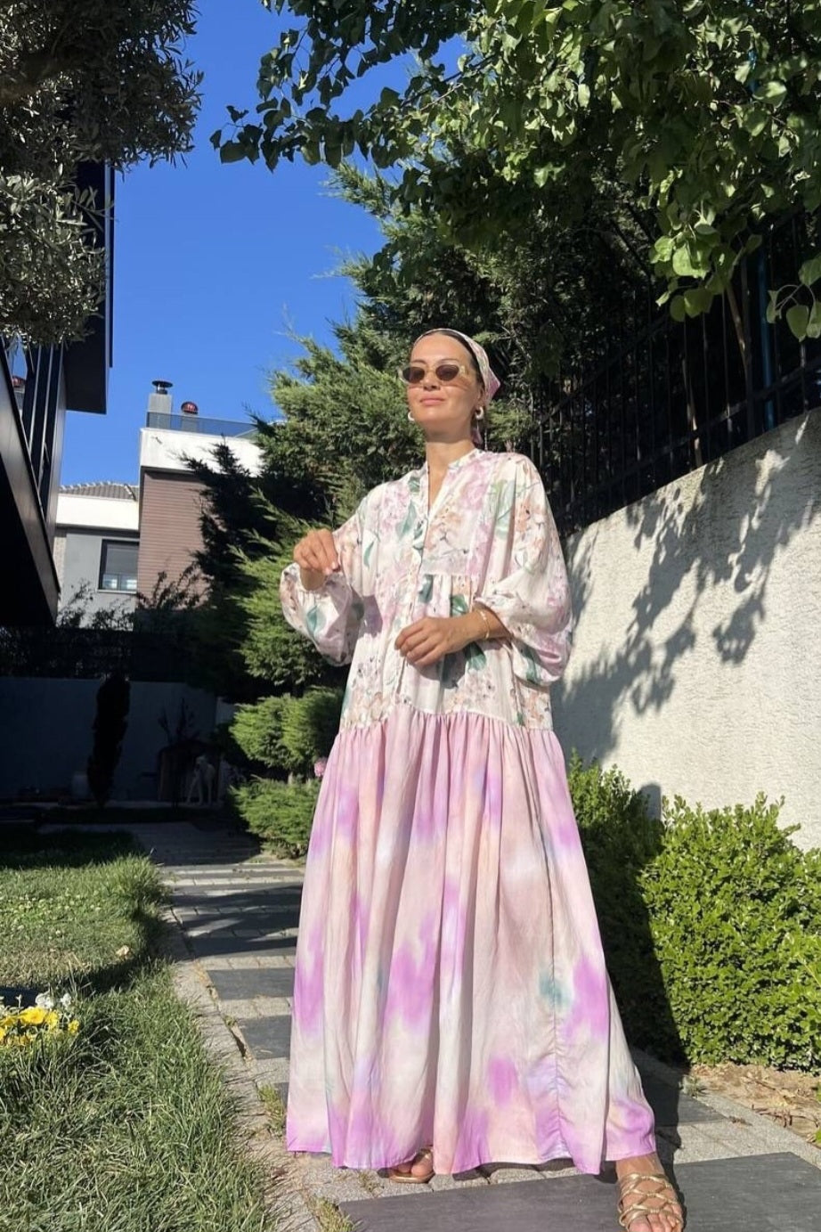 Rosé aura Dress