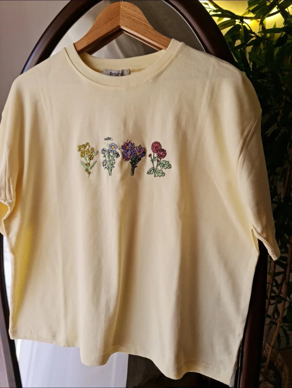 Cotton embroidered t-shirt