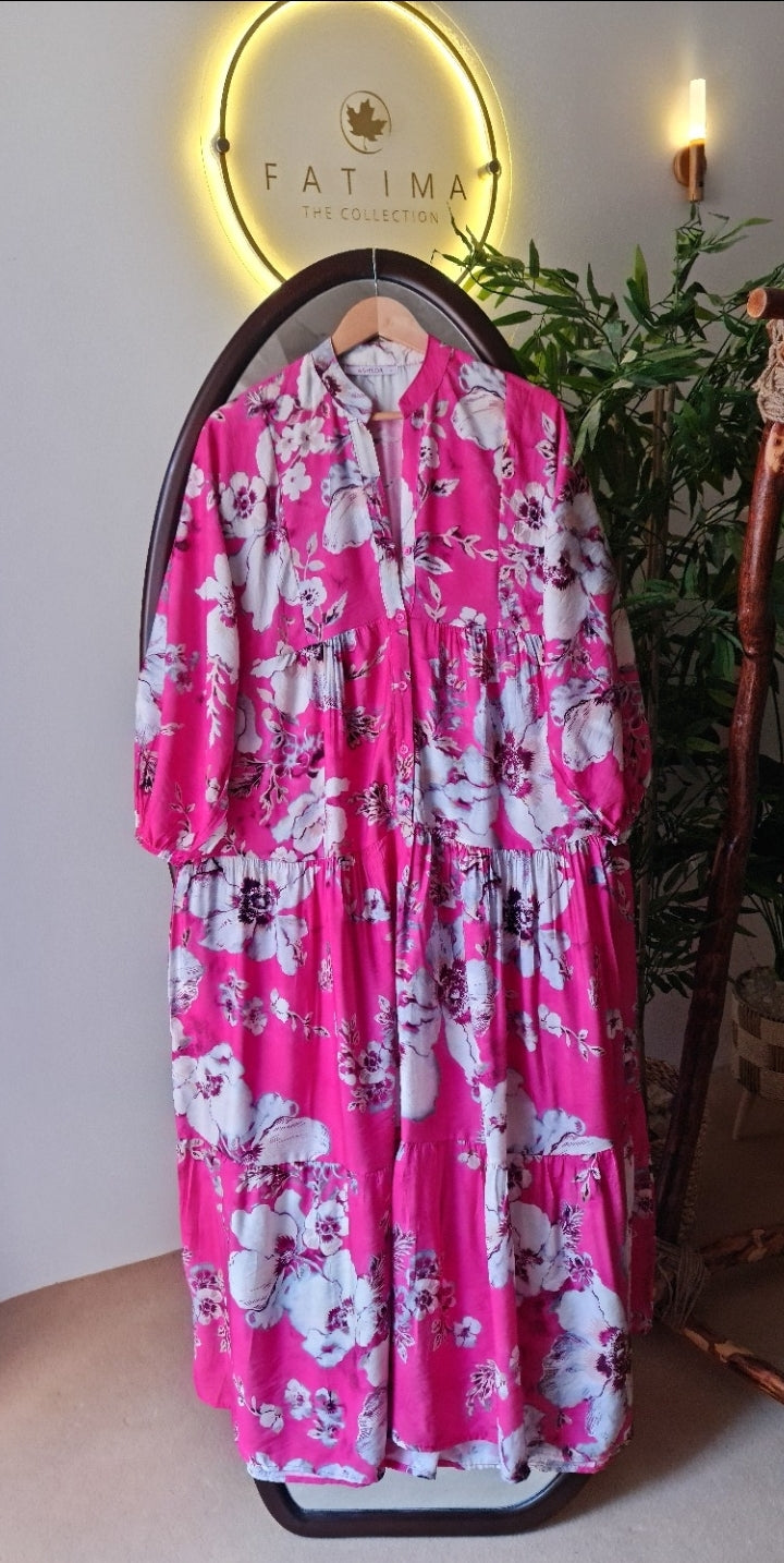 Fuchsia Bloom Dress