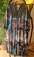 Midnight jungle dress