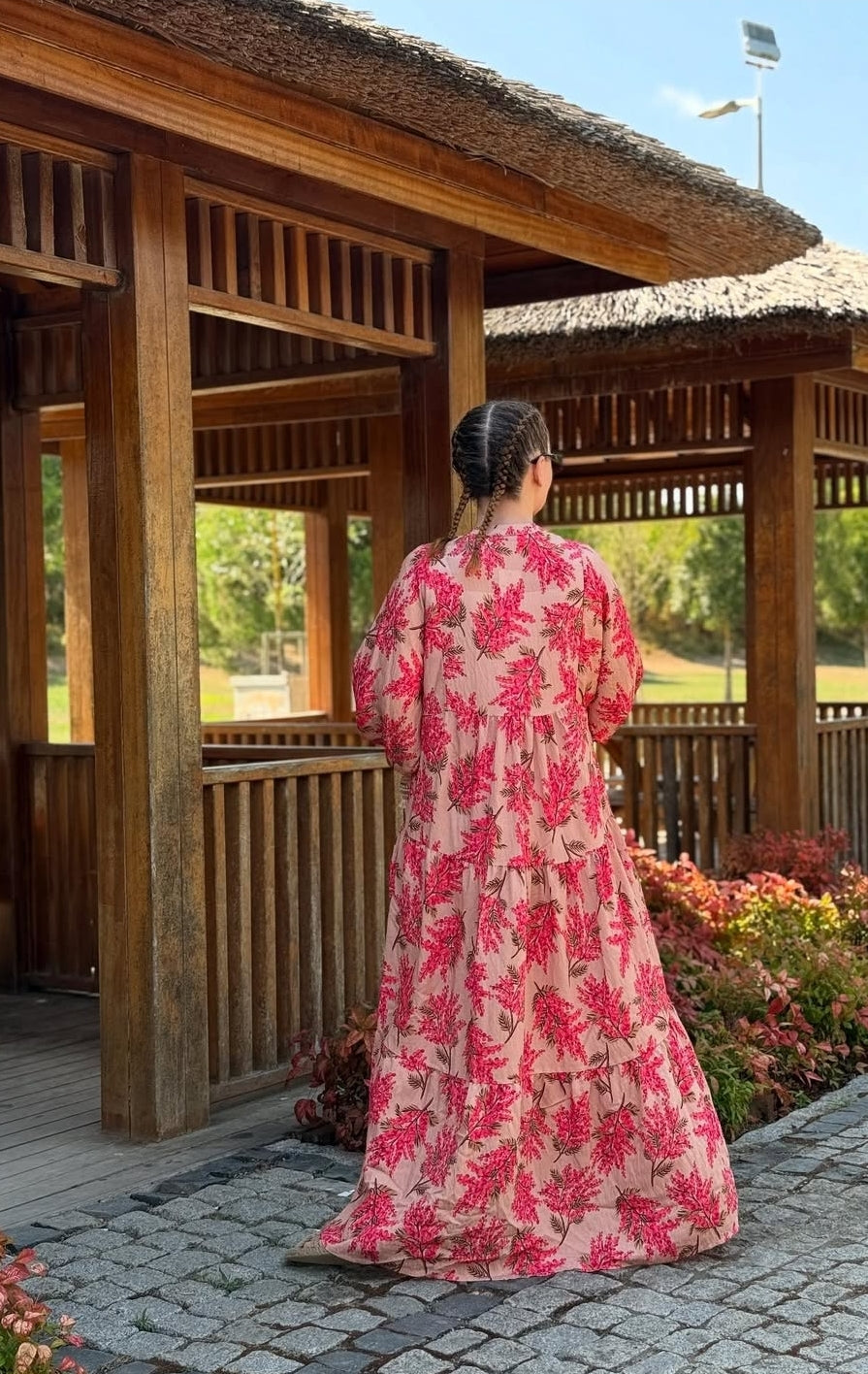 Velvet petals Dress