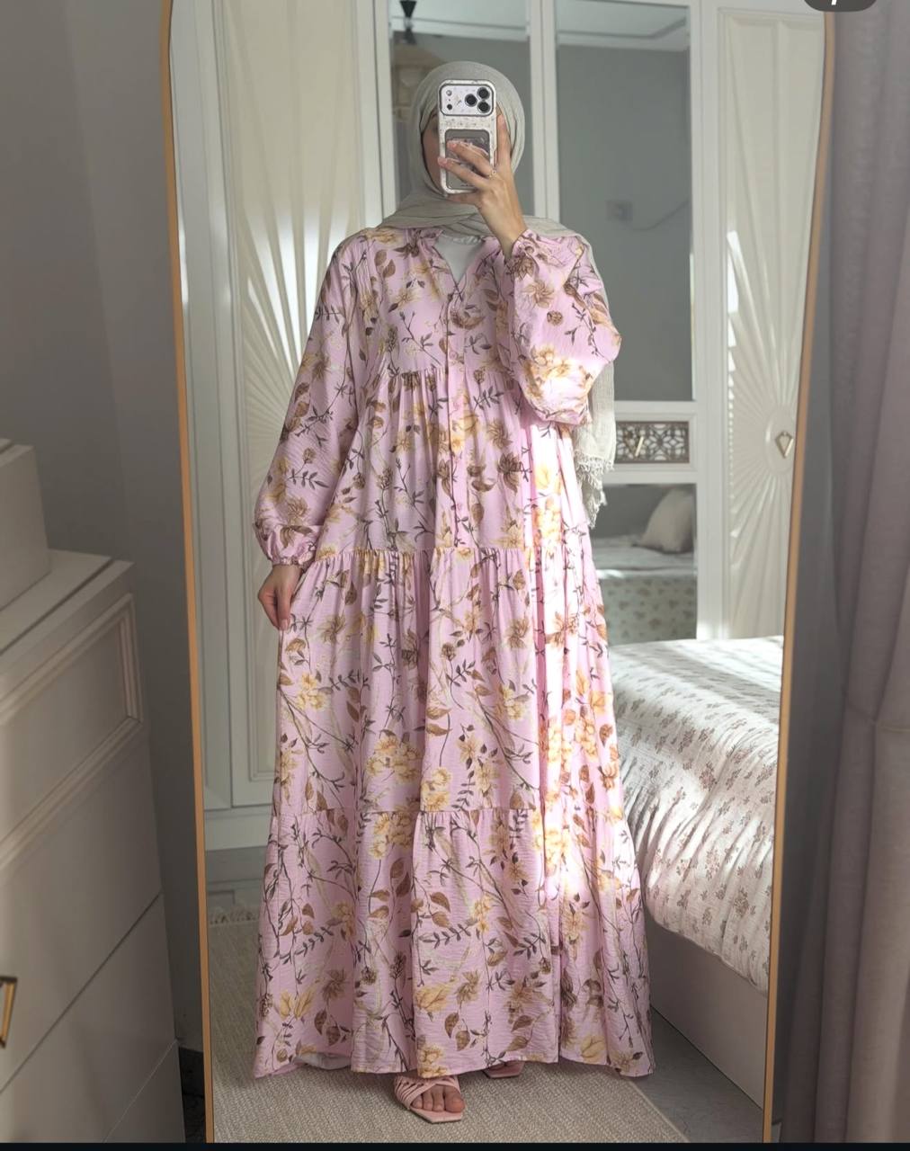 Pink Iris Dress