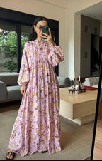 Pink Iris Dress