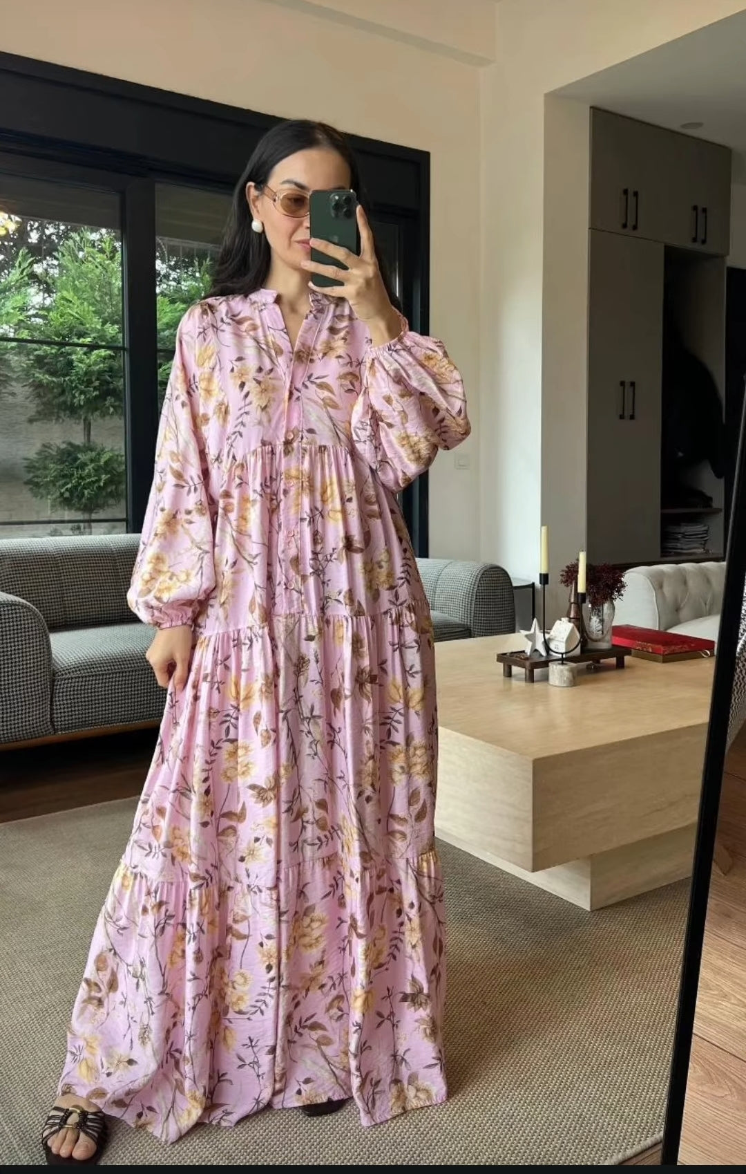 Pink Iris Dress
