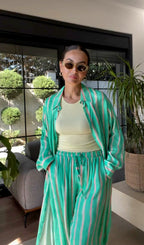 Mint Stripes Set