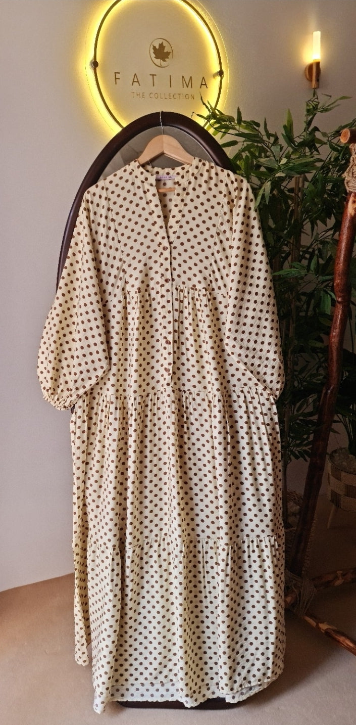 Yellow Polka Dots Dress