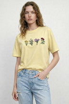 Cotton embroidered t-shirt