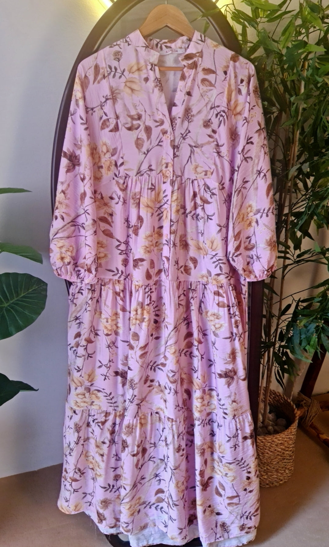 Pink Iris Dress