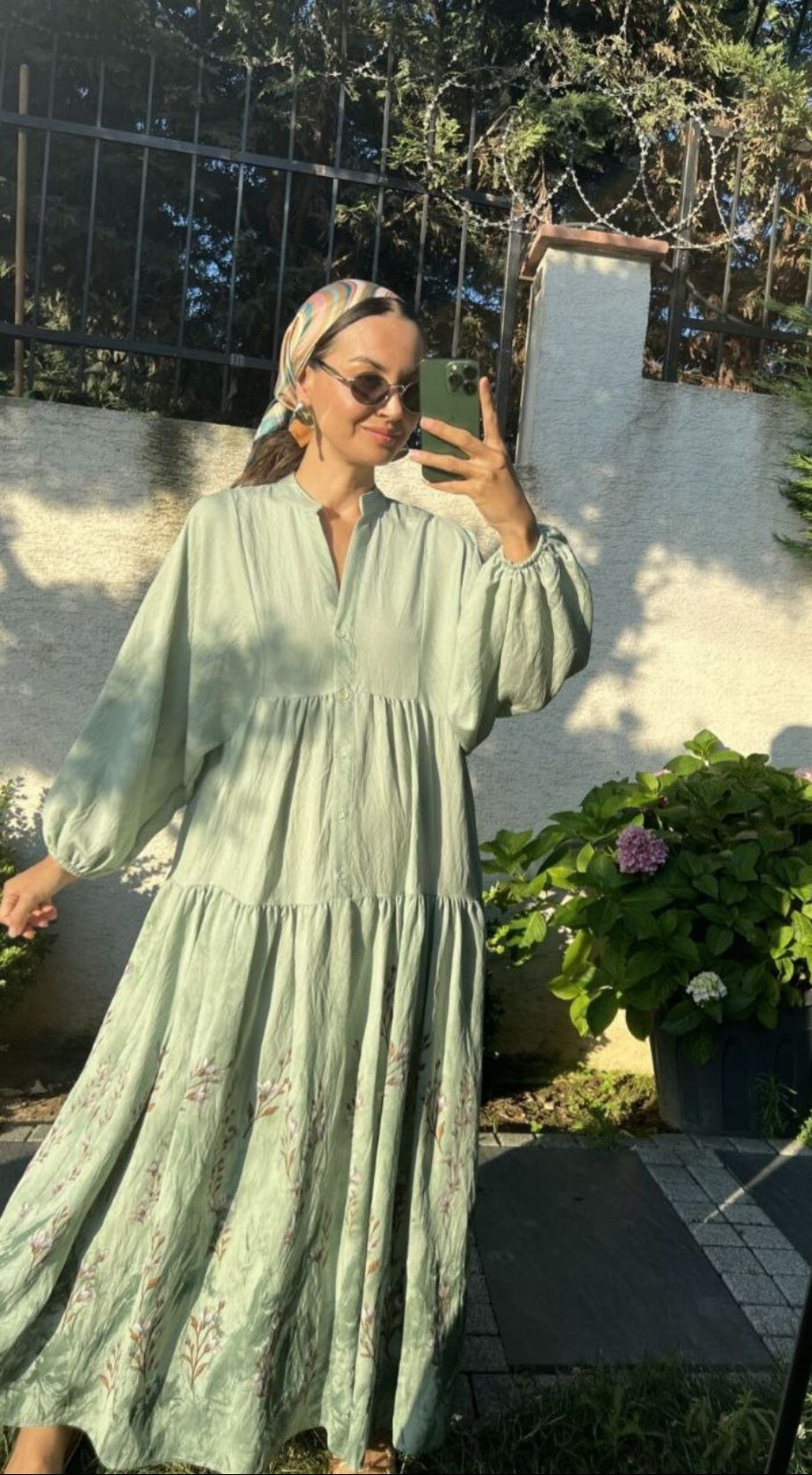 Mint petal breeze dress