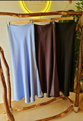Satin skirt