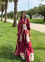 Crimson Bloom Dress
