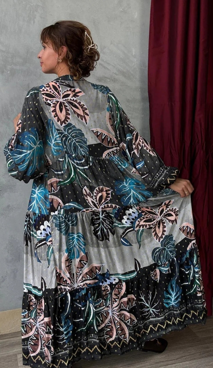 Midnight jungle dress