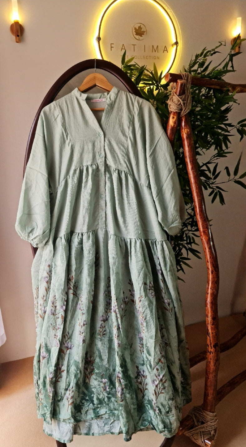 Mint petal breeze dress
