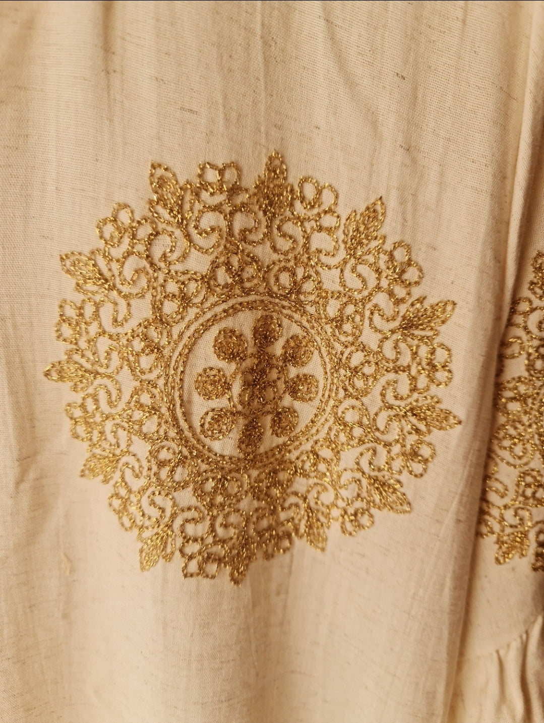 White Embroidered dress