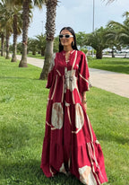 Crimson Bloom Dress