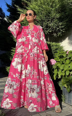 Fuchsia Bloom Dress