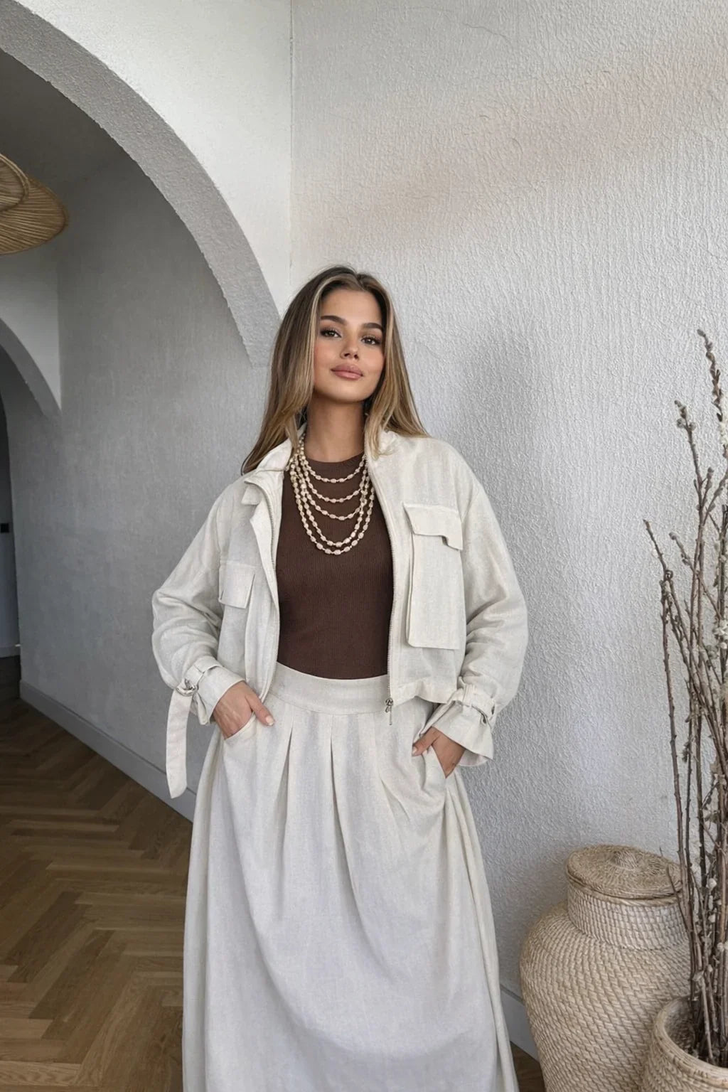 Pure linen set