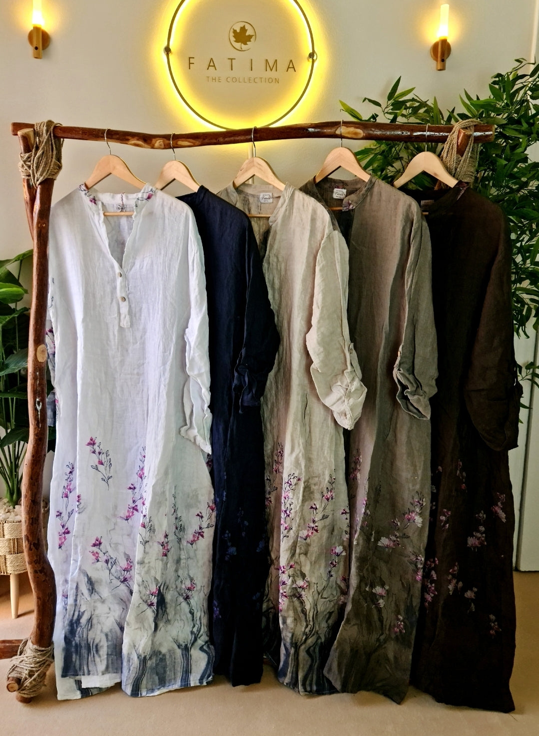 Italian pure linen dress