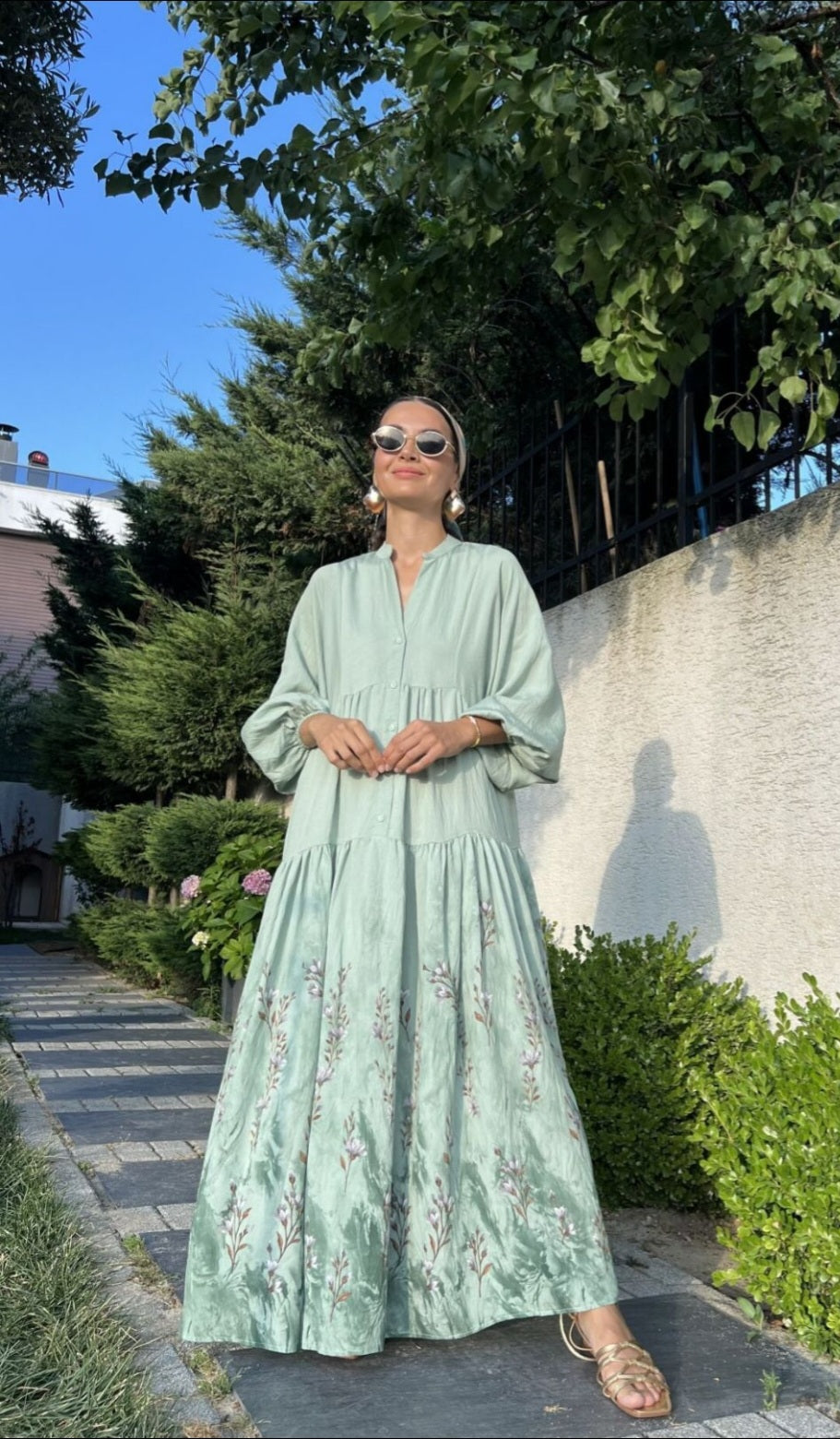 Mint petal breeze dress